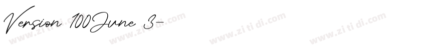 Version 100June 3字体转换